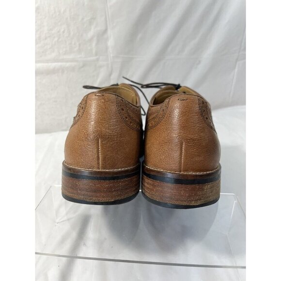 Cole Haan Shoes Benton Leather Wingtip Derby C12362 BrownSize 11M - Picture 9 of 15